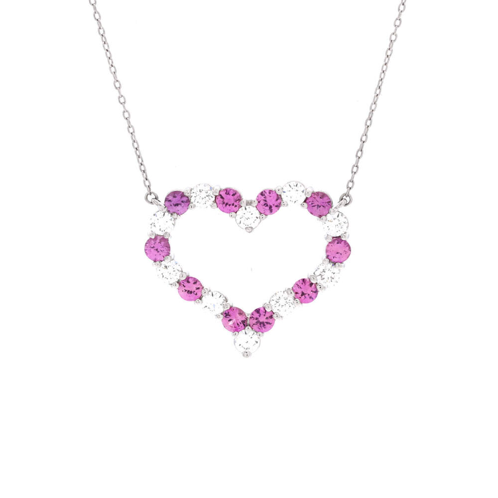 Tiffany & Co. Large Heart Pendant Necklace
